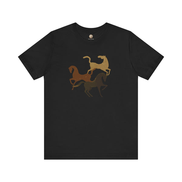 Primitive Horse Cave Art – Unisex Tee
