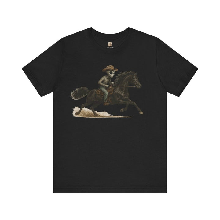 Alien Cowboy T-Shirt – Funny Western Unisex Tee - Roche Sauvage