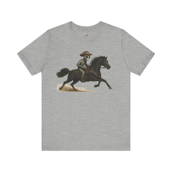 Alien Cowboy T-Shirt – Funny Western Unisex Tee - Roche Sauvage
