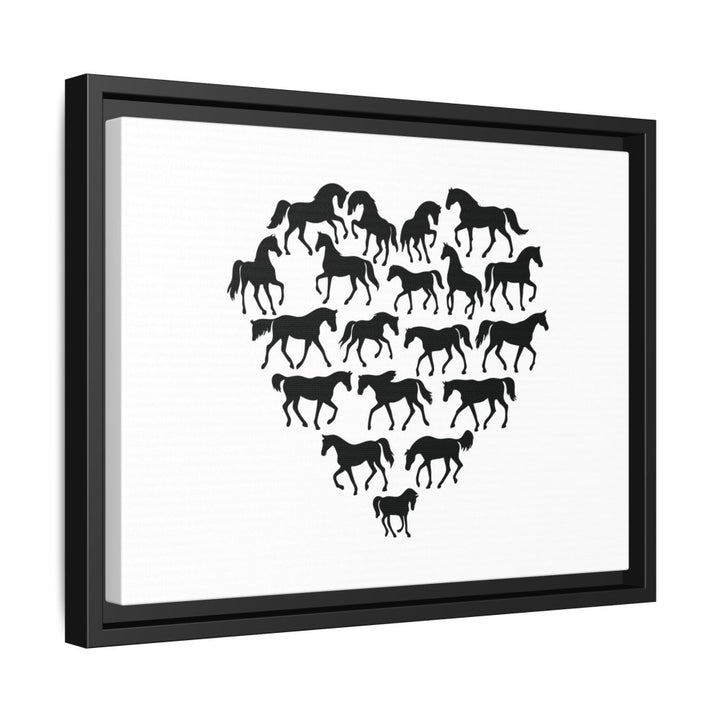Majestic Stallion in Motion - Framed Canvas Wall Art | Roche Sauvage - Roche Sauvage