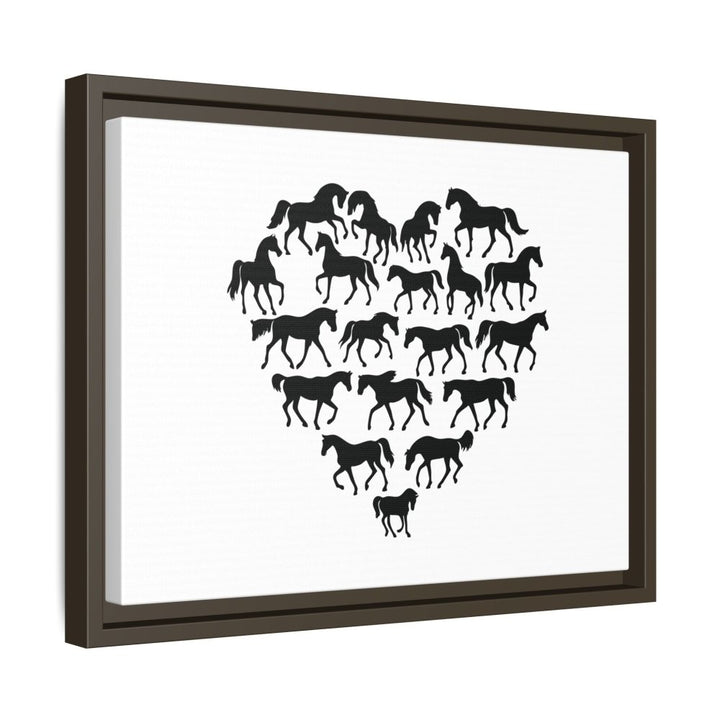 Majestic Stallion in Motion - Framed Canvas Wall Art | Roche Sauvage - Roche Sauvage