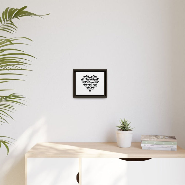 Majestic Stallion in Motion - Framed Canvas Wall Art | Roche Sauvage - Roche Sauvage