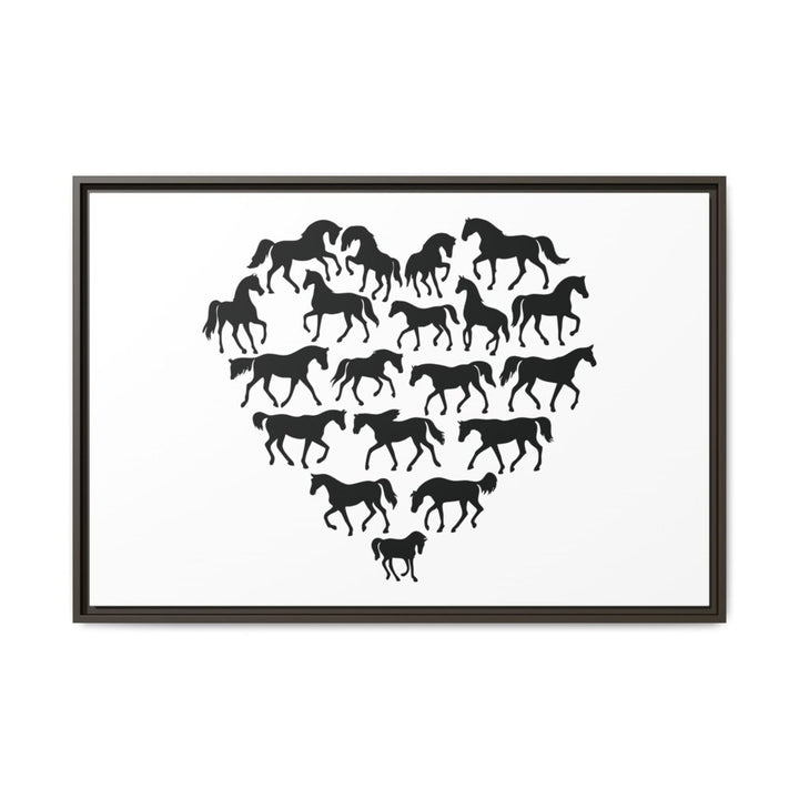 Majestic Stallion in Motion - Framed Canvas Wall Art | Roche Sauvage - Roche Sauvage