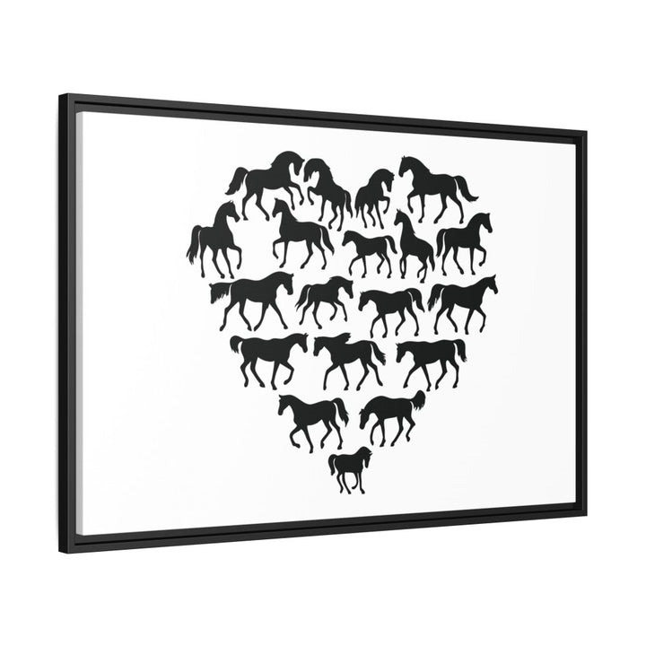 Majestic Stallion in Motion - Framed Canvas Wall Art | Roche Sauvage - Roche Sauvage