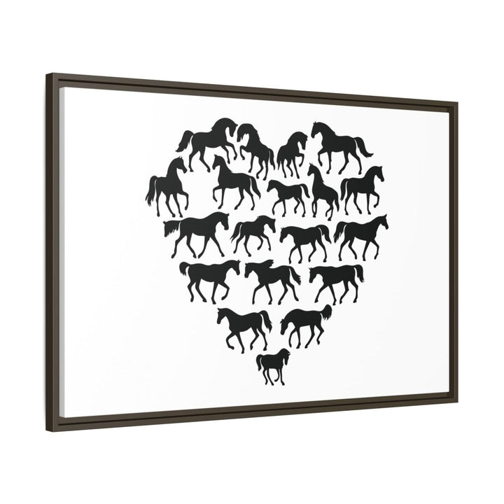 Majestic Stallion in Motion - Framed Canvas Wall Art | Roche Sauvage - Roche Sauvage