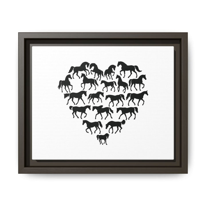 Majestic Stallion in Motion - Framed Canvas Wall Art | Roche Sauvage - Roche Sauvage