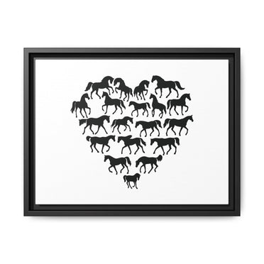 Majestic Stallion in Motion - Framed Canvas Wall Art | Roche Sauvage - Roche Sauvage