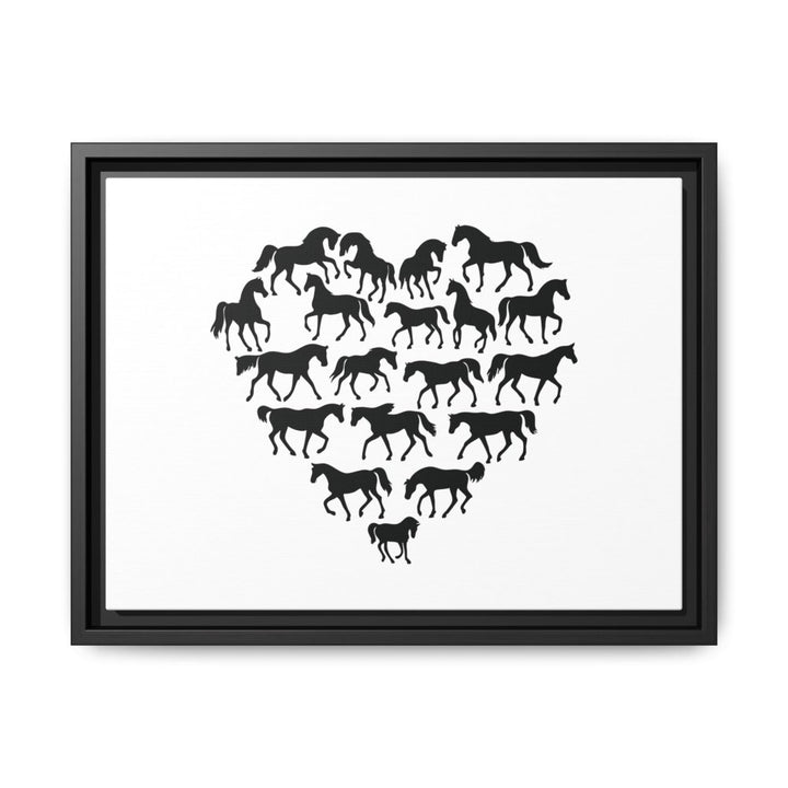Majestic Stallion in Motion - Framed Canvas Wall Art | Roche Sauvage - Roche Sauvage