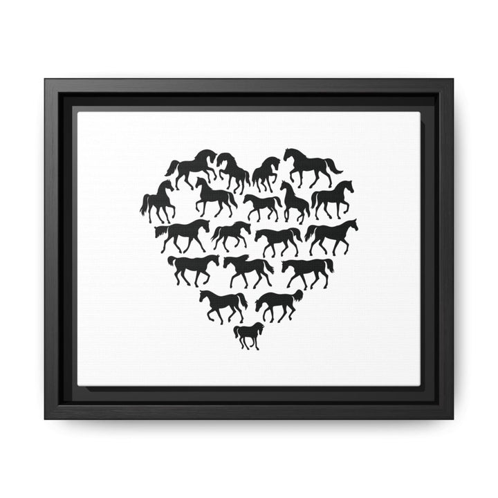 Majestic Stallion in Motion - Framed Canvas Wall Art | Roche Sauvage - Roche Sauvage