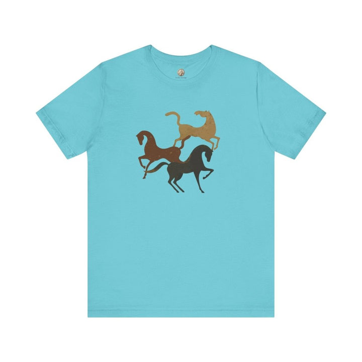 Primitive Horse Cave Art – Unisex Tee - Roche Sauvage