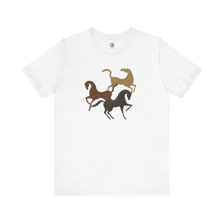 Primitive Horse Cave Art – Unisex Tee - Roche Sauvage