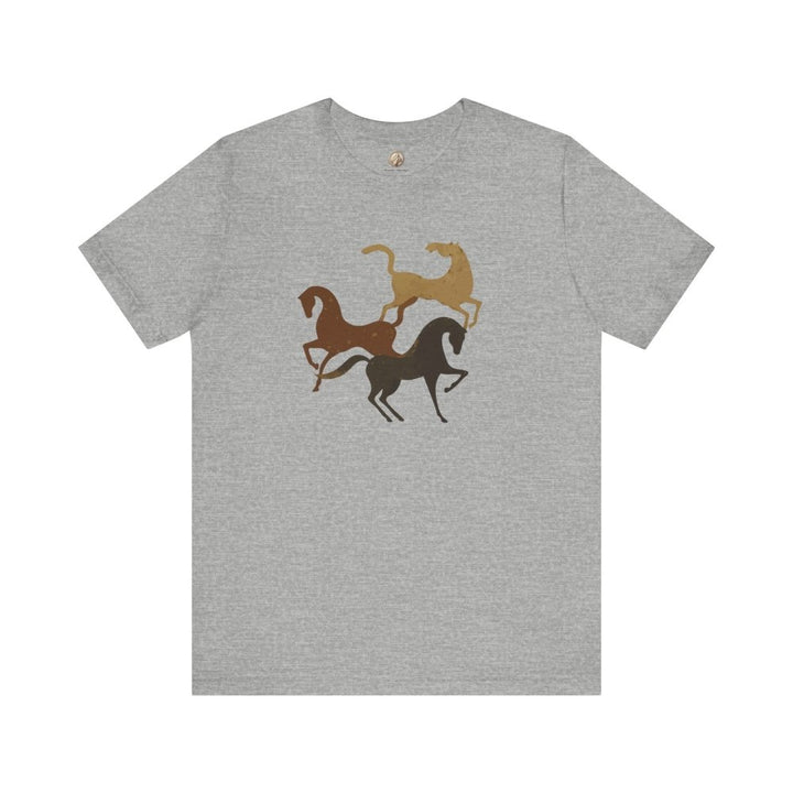 Primitive Horse Cave Art – Unisex Tee - Roche Sauvage