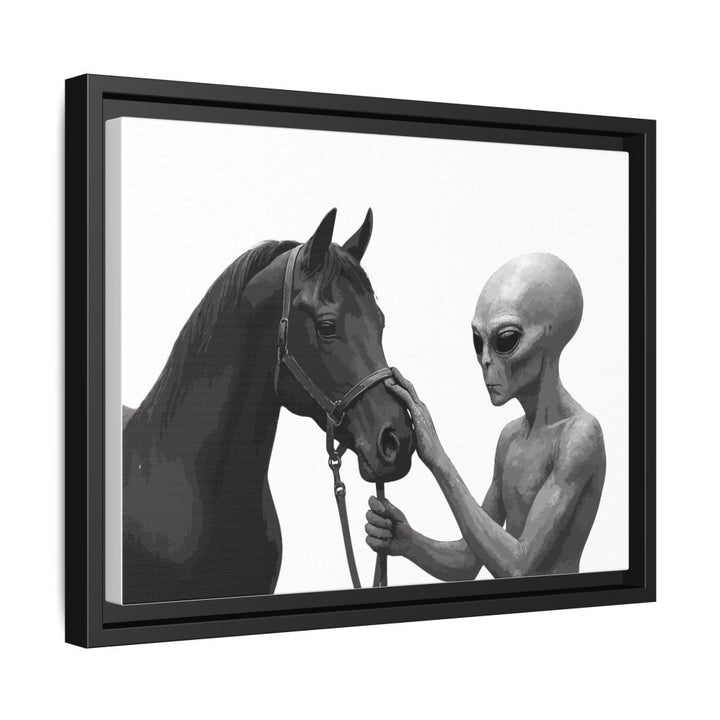 Spectral Encounter – Black Arabian & the Grey - Roche Sauvage