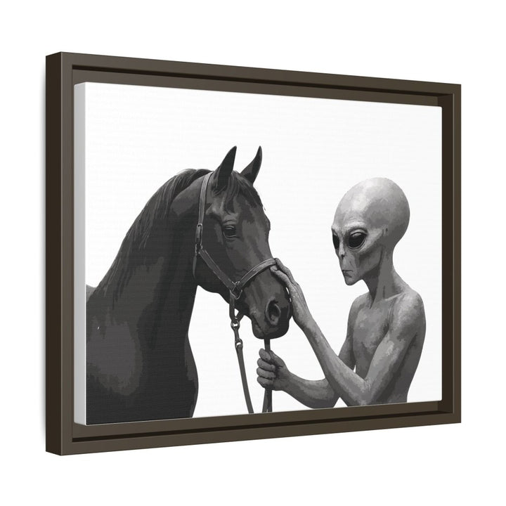 Spectral Encounter – Black Arabian & the Grey - Roche Sauvage