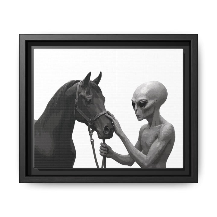 Spectral Encounter – Black Arabian & the Grey - Roche Sauvage