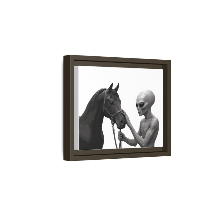 Spectral Encounter – Black Arabian & the Grey - Roche Sauvage