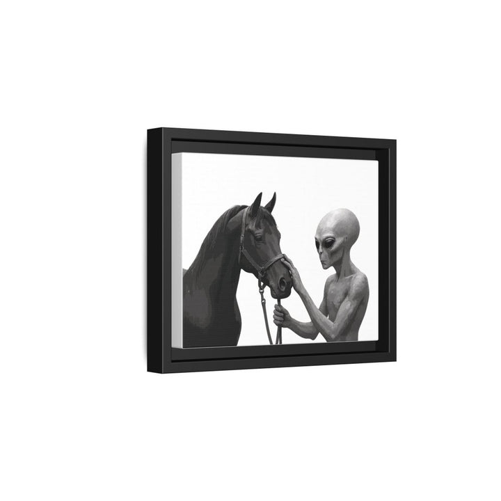 Spectral Encounter – Black Arabian & the Grey - Roche Sauvage