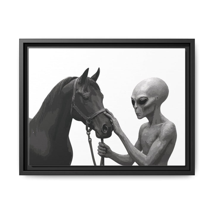 Spectral Encounter – Black Arabian & the Grey - Roche Sauvage