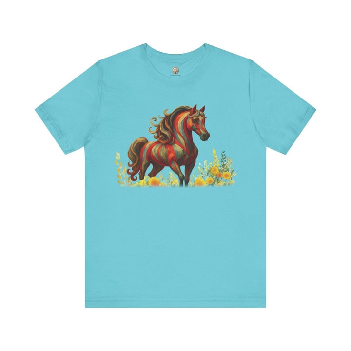 Wild Gallop Tee – The Essence of Freedom by Roche Sauvage - Roche Sauvage
