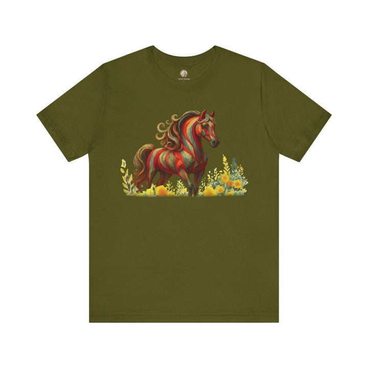 Wild Gallop Tee – The Essence of Freedom by Roche Sauvage - Roche Sauvage