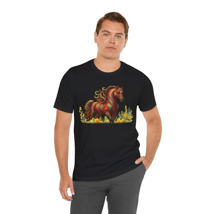 Wild Gallop Tee – The Essence of Freedom by Roche Sauvage - Roche Sauvage